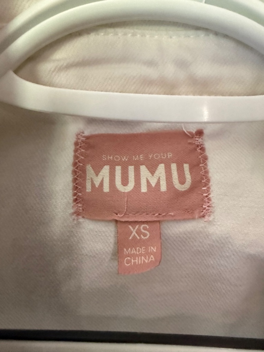 Show Me Your Mumu White Everhart Cropped Jumpsuit XS - Picture 5 of 5